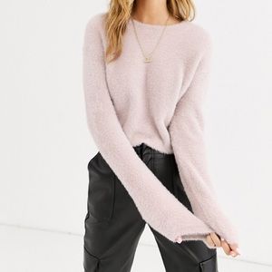 Pull & Bear Soft Touch Sweater in Taupe